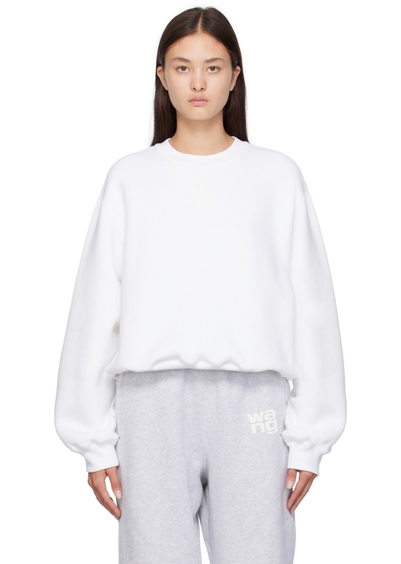 T by Alexander Wang alexanderwang. t White Bonded Sweater