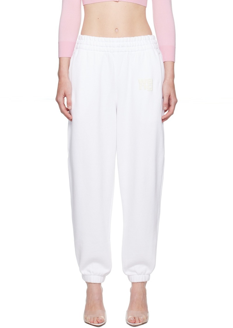 T by Alexander Wang alexanderwang. t White Classic Lounge Pants