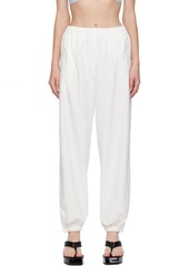 T by Alexander Wang alexanderwang.t White Elasticized Track Pants