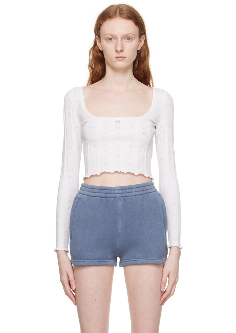 T by Alexander Wang alexanderwang. t White Hardware Long Sleeve T-Shirt