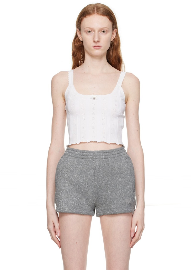 T by Alexander Wang alexanderwang. t White Hardware Tank Top