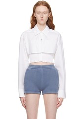 T by Alexander Wang alexanderwang. t White Layered Shirt