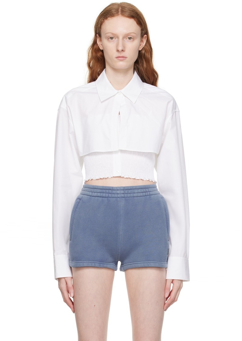 T by Alexander Wang alexanderwang. t White Layered Shirt