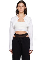 T by Alexander Wang alexanderwang. t White Layered Shirt