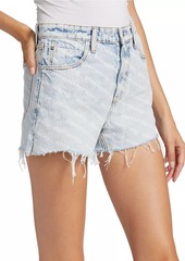 T by Alexander Wang Bite Logo Denim Shorts