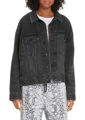 alexander wang game denim jacket