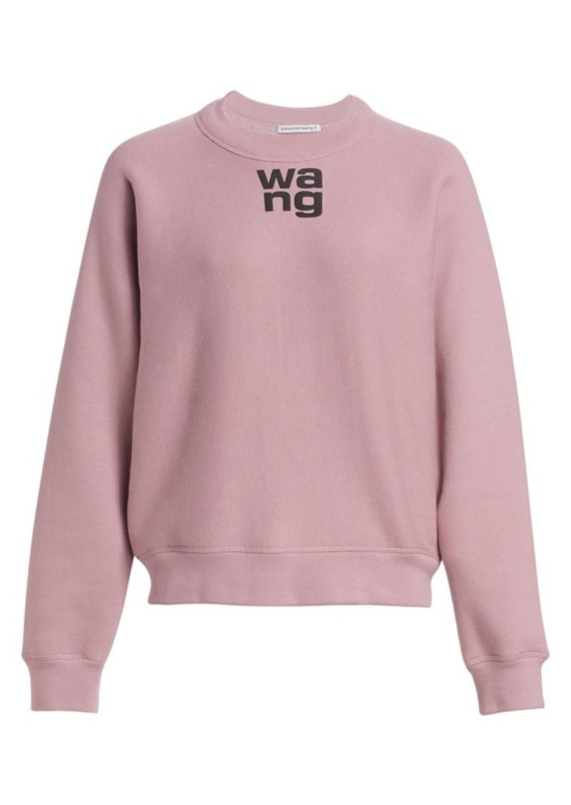 alexander wang logo sweatshirt