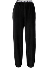 Alexander Wang logo-waistband track pants