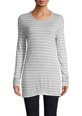 T by Alexander Wang Striped Long-Sleeve Top