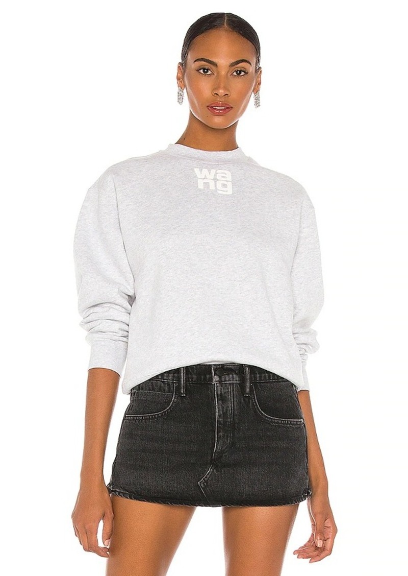 Alexander Wang Foundation Terry Crewneck Sweatshirt