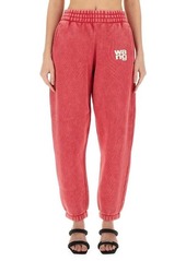 T BY ALEXANDER WANG JOGGING PANTS WITH LOGO