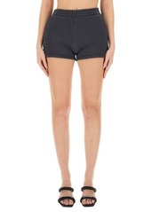 T BY ALEXANDER WANG SHORTS WITH LOGO