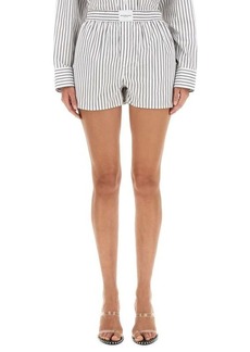 T BY ALEXANDER WANG SHORTS WITH LOGO