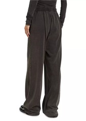 T by Alexander Wang Washed Cotton Wide-Leg Pants