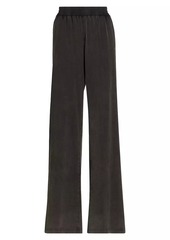 T by Alexander Wang Washed Cotton Wide-Leg Pants