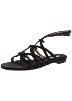 Tabitha Simmons Minna Womens Strappy Ankle Strap Flat Sandals