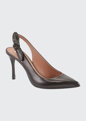 Tabitha Simmons Millie Soft Bow Leather Pumps