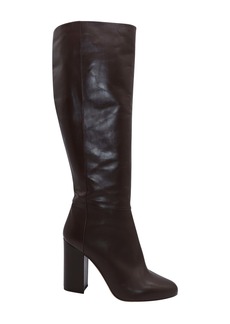 Tabitha Simmons Sophie Knee High Boots in Brown Calfskin Leather