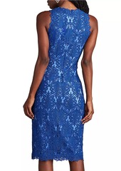 Tadashi Corded Lace Sheath Dress