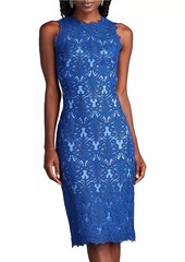 Tadashi Corded Lace Sheath Dress