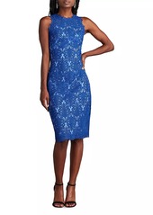 Tadashi Corded Lace Sheath Dress