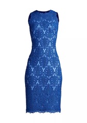 Tadashi Corded Lace Sheath Dress