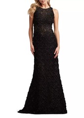 Tadashi Floral Lace Gown