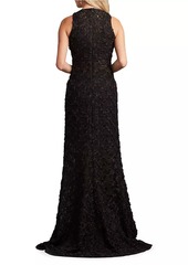 Tadashi Floral Lace Gown