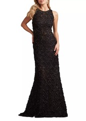 Tadashi Floral Lace Gown