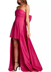 Tadashi Strapless High-Low Gown