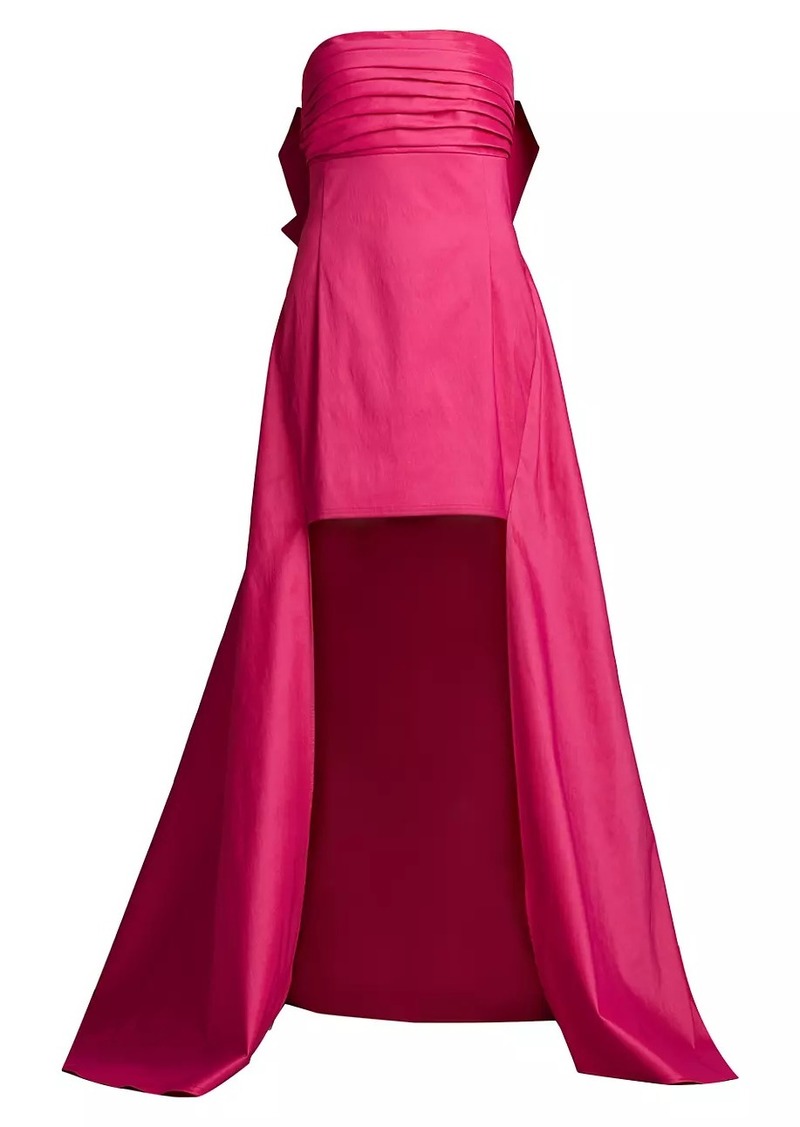 Tadashi Strapless High-Low Gown