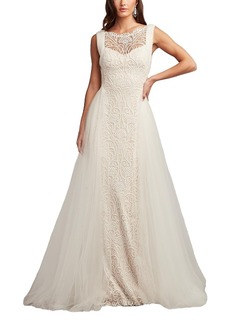 Tadashi Shoji Alamo Dot Embroidered Bridal Gown