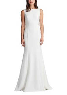 Tadashi Shoji Women's Beckwith Rosette Low Back Gown - Ivory