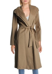 Tahari Elliott Womens Wool Blend Dressy Double Face Coat