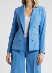 Tahari ASL Faux Double Breasted Blazer