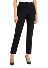 Tahari Asl Shannon Suit Straight-Leg Pants - Heather Grey