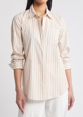 Tahari ASL Stripe Button-Up Shirt