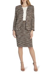 Tahari ASL Fitted Pencil Skirt with Zipper