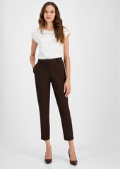 Tahari Asl Women's Mid-Rise Ankle Pants - Espresso