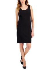 Tahari Asl Women's Scoop-Neck Sheath Dress - Black