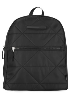 Tahari Brett Nylon Diamond Quilt Backpack in Black at Nordstrom Rack