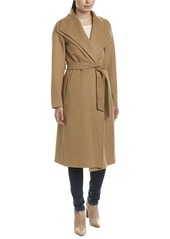 Tahari Elliot Wool-Blend Wrap Coat