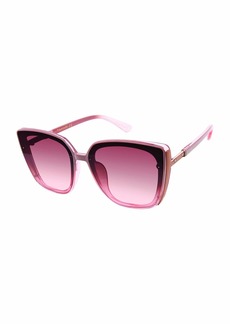 TAHARI womens Th769 Cat Eye UV Protective Women s Sunglasses Wear Year Round Elegant Gifts for Women 60 mm   US
