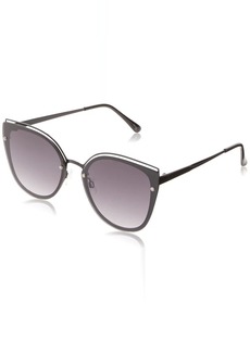 TAHARI TH809 Metal 100% UV Protective Women's Cat Eye Sunglasses. Elegant Gifts for Her