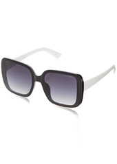 TAHARI TH815 Oversized UV Protective Two Tone Square Sunglasses. Elegant Gifts for Women