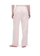 Tahari Women's Straight Leg Satin Pajama Pant - Washed out pink