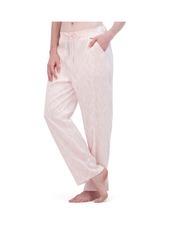 Tahari Women's Straight Leg Satin Pajama Pant - Washed out pink