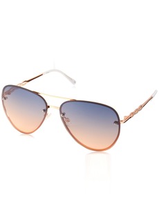 TAHARI womens Th789 Luxurious Metal UV Protective Women s Aviator Sunglasses Elegant Gifts for Women   mm US
