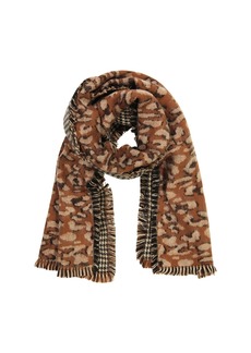 Tahari Women's Two-Sided Woven Blanket Scarf Wrap - Versatile and Stylish Scarf for Any Outfit - Tan
