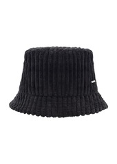 Tahari New York Tahari Women's Wide Wale Corduroy Bucket Hat - Chic and Stylish Headwear Packable for Travel - Black